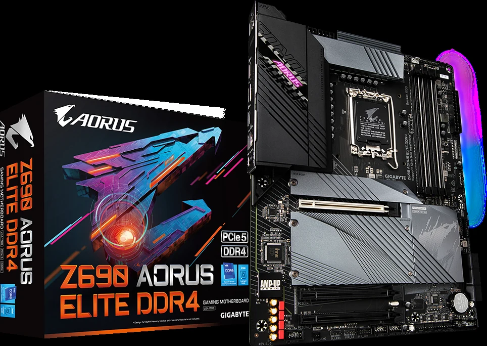 Mainboard Gigabyte Z690 AORUS Elite Stealth - 4 Khe RAM DDR5 - LGA 1700 - NEW