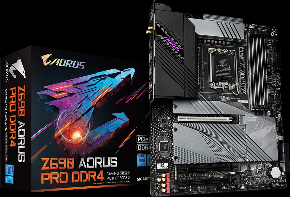 Mainboard Gigabyte Z690 AORUS Pro DDR4 - 4 Khe RAM DDR4 - LGA 1700 - NEW