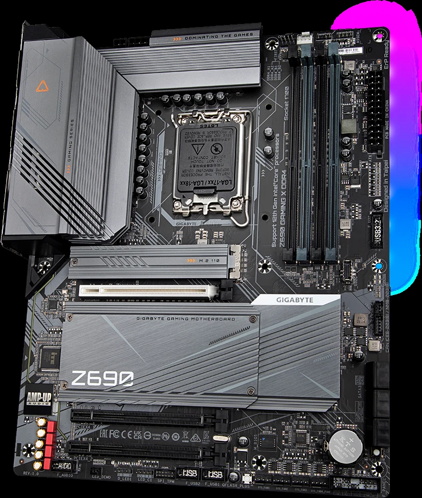 Mainboard Gigabyte Z690 Gaming X DDR4 - 4 Khe RAM DDR4 - LGA 1700 - NEW