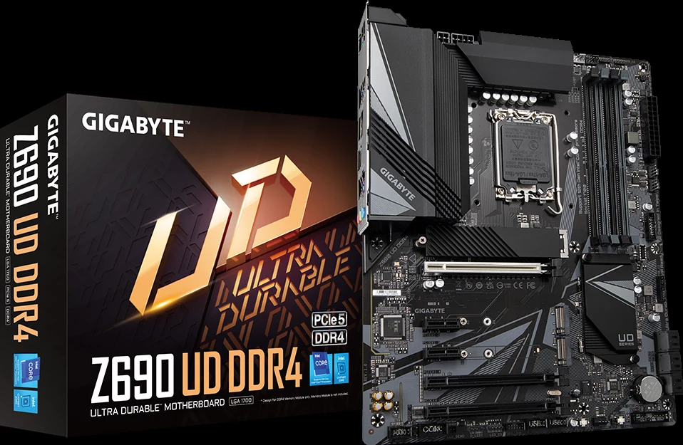 Mainboard Gigabyte Z690 UD DDR4 - 4 Khe RAM DDR4 - LGA 1700 - NEW