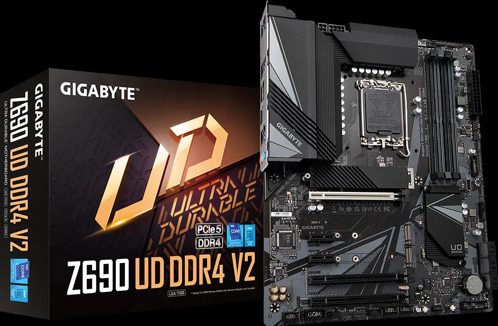 Mainboard Gigabyte Z690 UD DDR4 V2 - 4 Khe RAM DDR4 - LGA 1700 - NEW