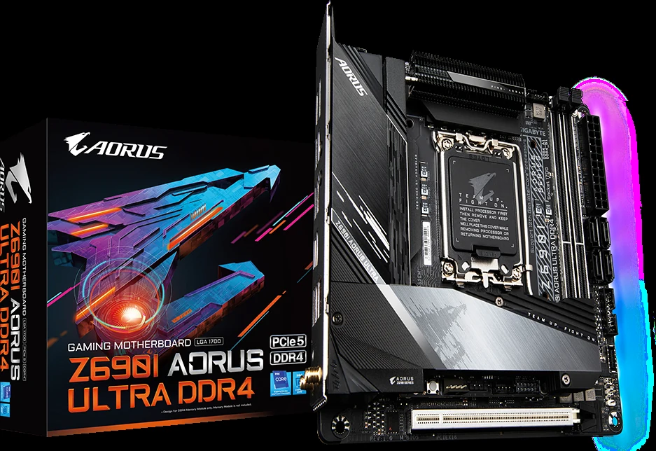 Mainboard Gigabyte Z690I AORUS Ultra DDR4 - 2 Khe RAM DDR4 - LGA 1700 - NEW