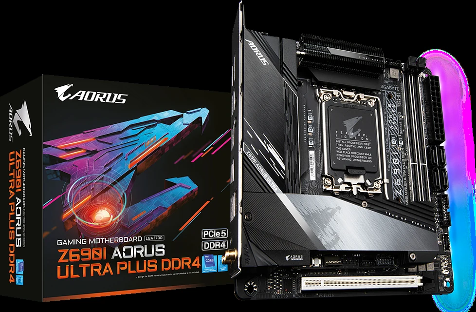 Mainboard Gigabyte Z690I AORUS Ultra Plus DDR4 - 2 Khe RAM DDR4 - LGA 1700 - NEW
