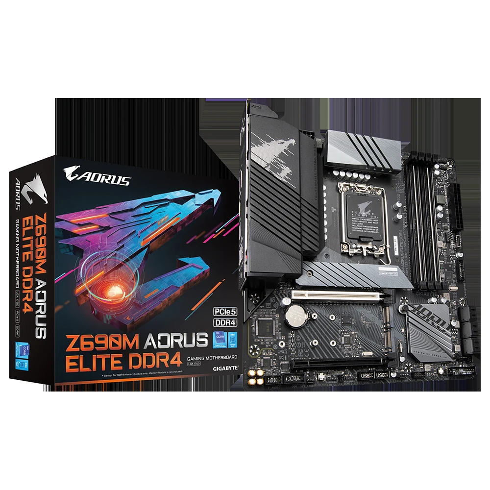 Mainboard Gigabyte Z690M AORUS Elite DDR4 - 4 Khe RAM DDR4 - LGA 1700 - NEW