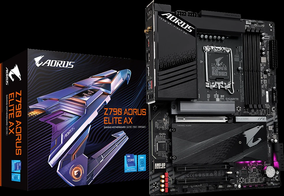Mainboard Gigabyte Z790 AORUS Elite AX DDR4 - 4 Khe RAM DDR4 - LGA 1700 - NEW