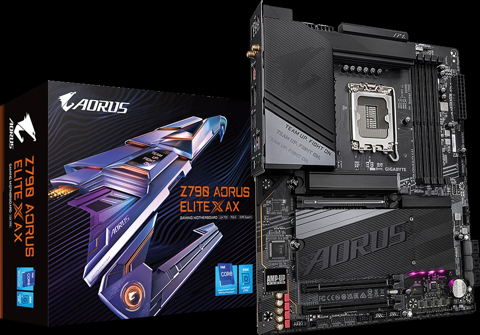 Mainboard Gigabyte Z790 AORUS Elite X AX - 4 Khe RAM DDR5 - LGA 1700 - NEW
