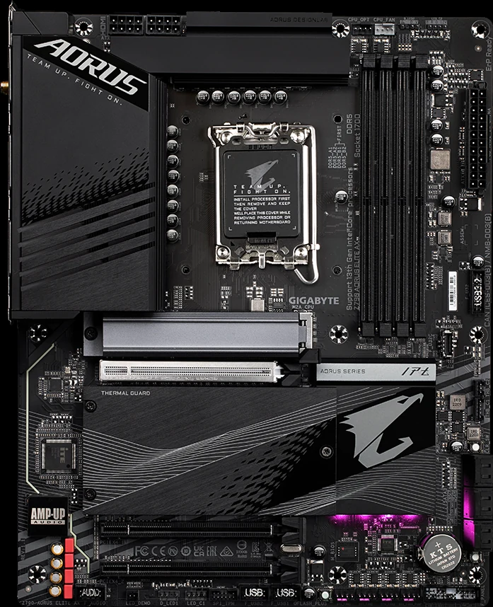 Mainboard Gigabyte Z790 AORUS Elite X AX - 4 Khe RAM DDR5 - LGA 1700 - NEW
