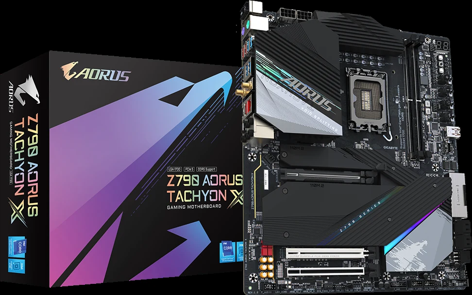 Mainboard Gigabyte Z790 AORUS Tachyon X - 2 Khe RAM DDR5 - LGA 1700 - NEW