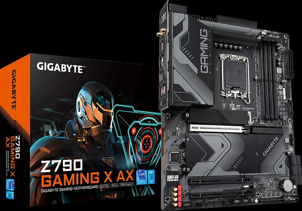 Mainboard Gigabyte Z790 Gaming X AX - 4 Khe RAM DDR5 - LGA 1700 - NEW