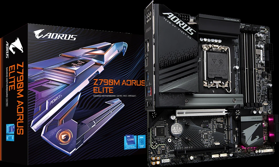 Mainboard Gigabyte Z790M AORUS Elite - 4 Khe RAM DDR5 - LGA 1700 - NEW