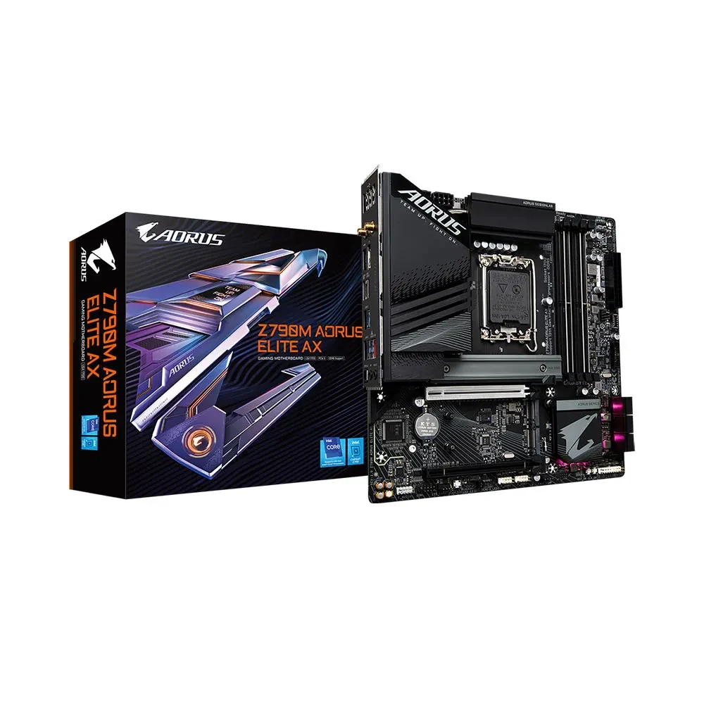 Mainboard Gigabyte Z790M AORUS Elite AX - 4 Khe RAM DDR5 - LGA 1700 - NEW