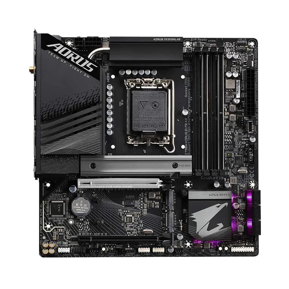 Mainboard Gigabyte Z790M AORUS Elite AX - 4 Khe RAM DDR5 - LGA 1700 - NEW