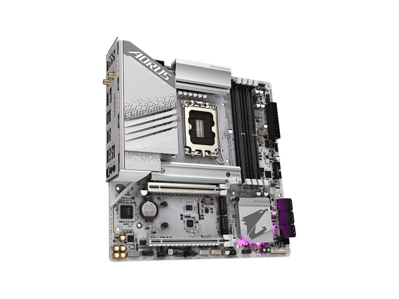 Mainboard Gigabyte Z790M AORUS Elite AX ICE - 4 Khe RAM DDR5 - LGA 1700 - NEW