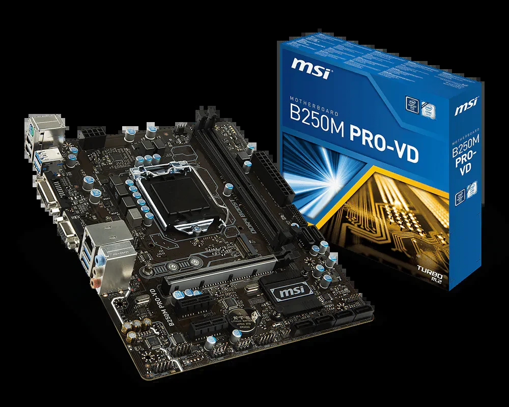 Mainboard MSI B250M PRO-VD - LGA 1151 - NEW