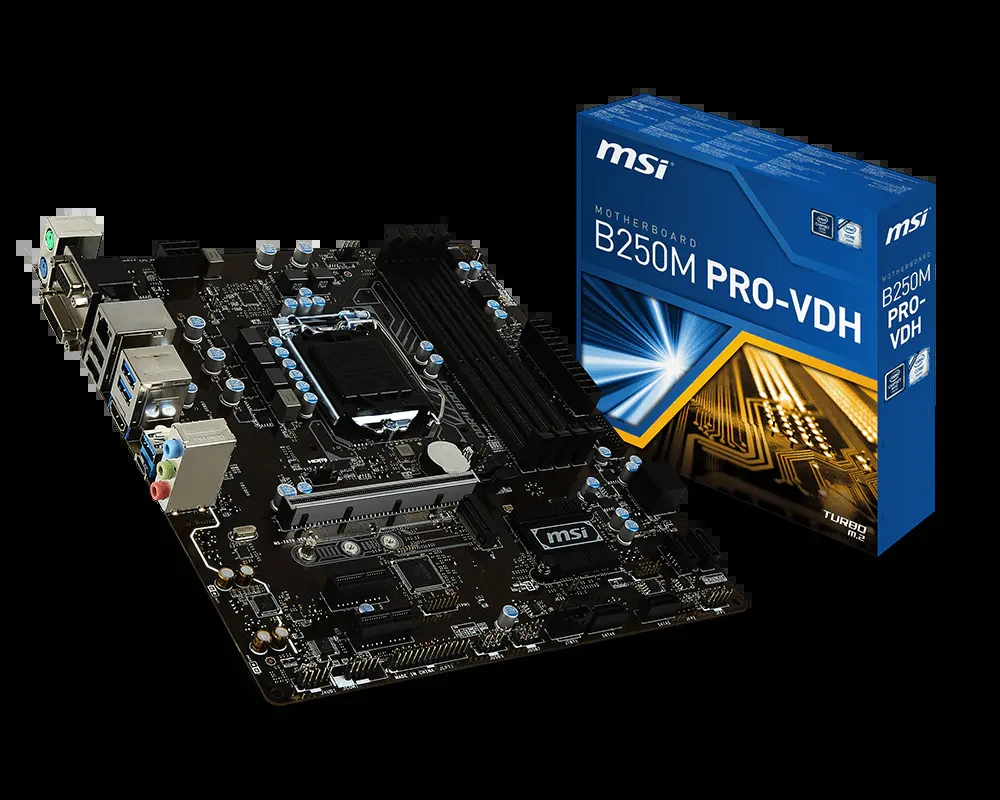 Mainboard MSI B250M PRO-VDH PLUS - LGA 1151 - NEW