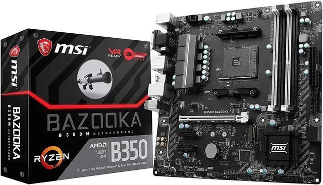 Mainboard MSI B350M BAZOOKA - AM4 - NEW