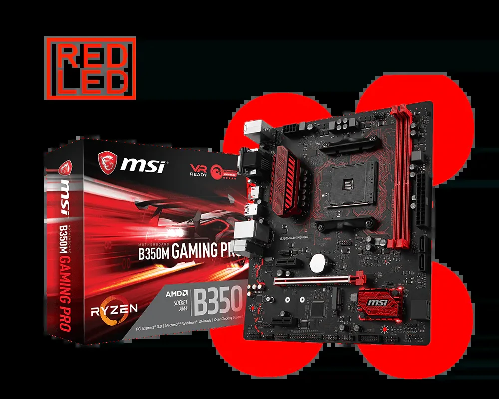 Mainboard MSI B350M GAMING PRO - AM4 - NEW