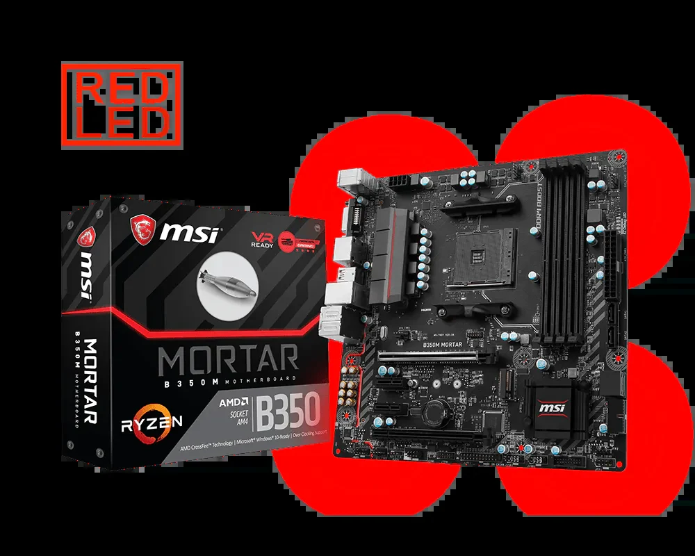 Mainboard MSI B350M MORTAR - AM4 - NEW