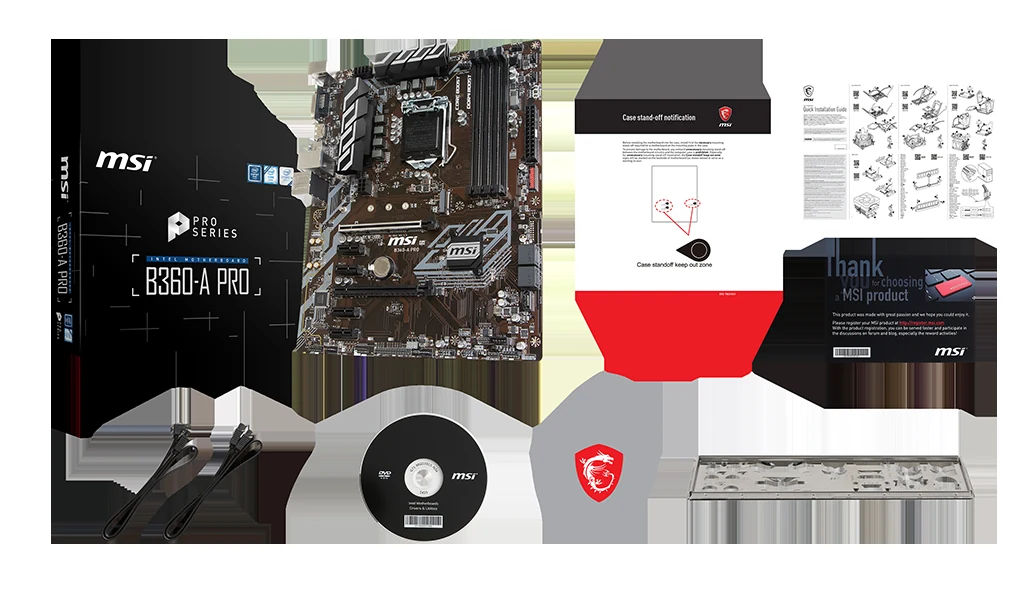 Mainboard MSI B360-A PRO - LGA 1151 - NEW