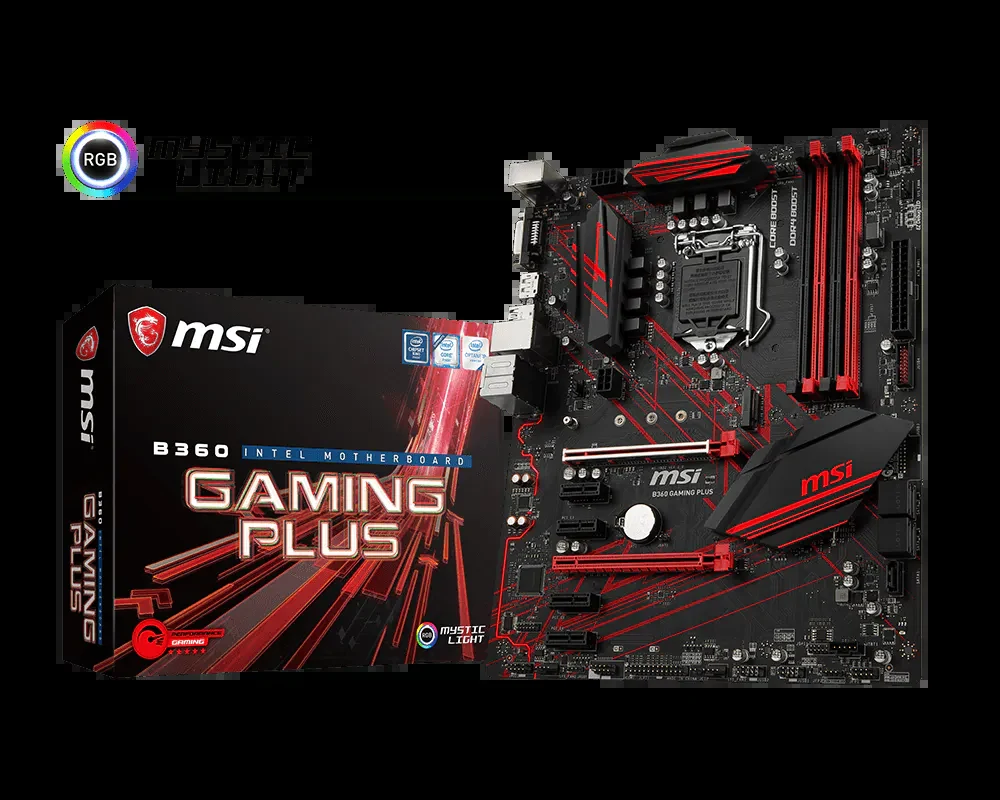 Mainboard MSI B360 GAMING PLUS - LGA 1151 - NEW