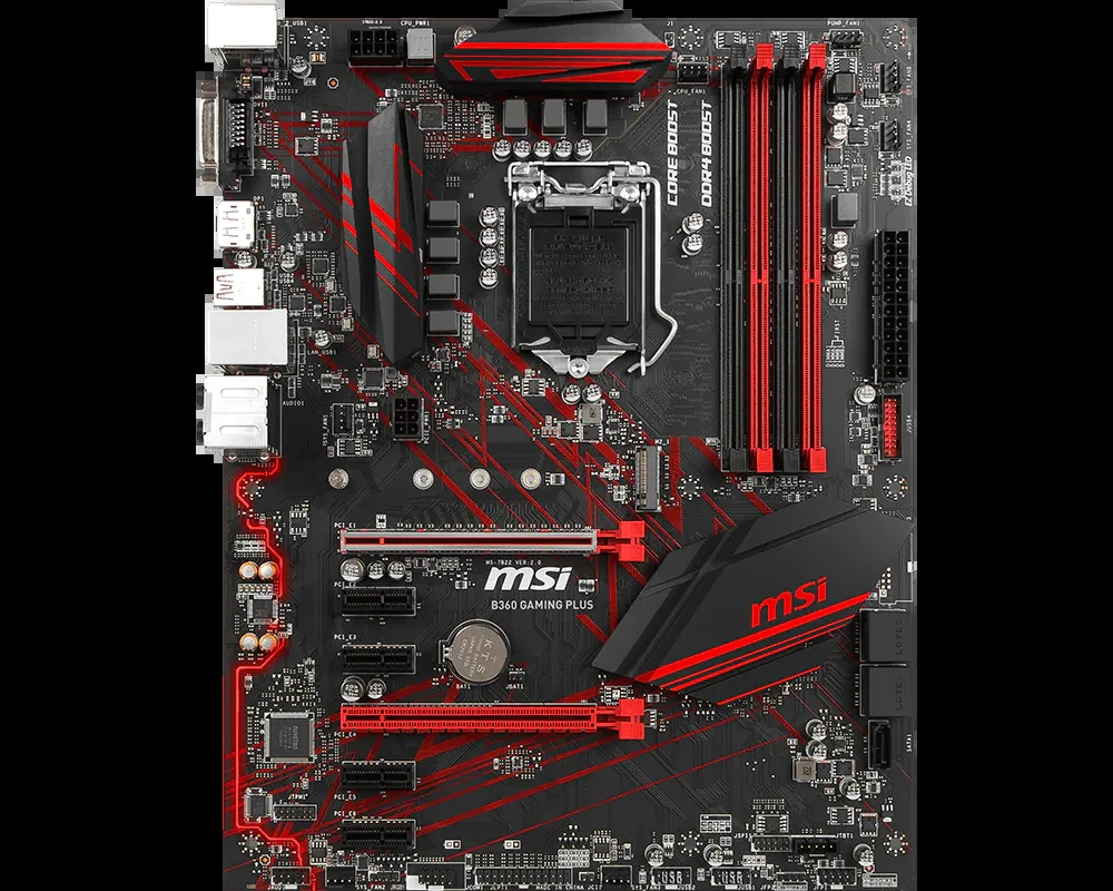 Mainboard MSI B360 GAMING PLUS - LGA 1151 - NEW