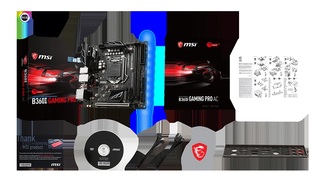 Mainboard MSI B360I GAMING PRO AC - LGA 1151 - NEW