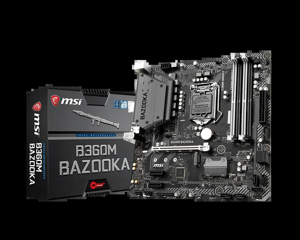 Mainboard MSI B360M BAZOOKA - LGA 1151 - NEW