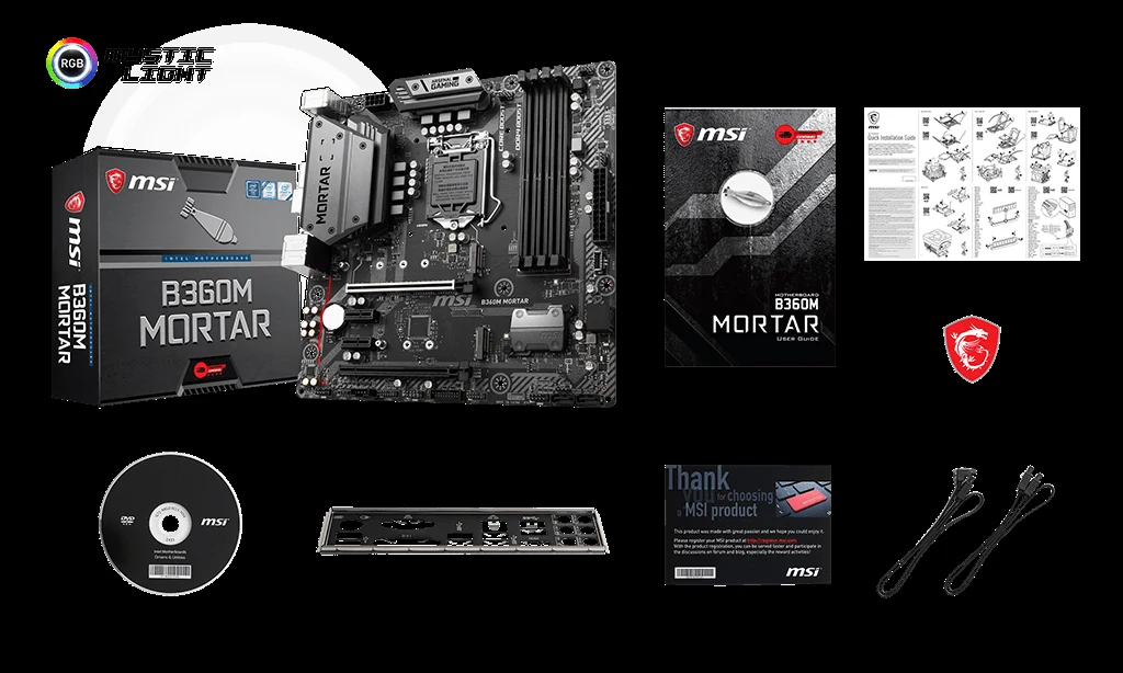 Mainboard MSI B360M MORTAR - LGA 1151 - NEW