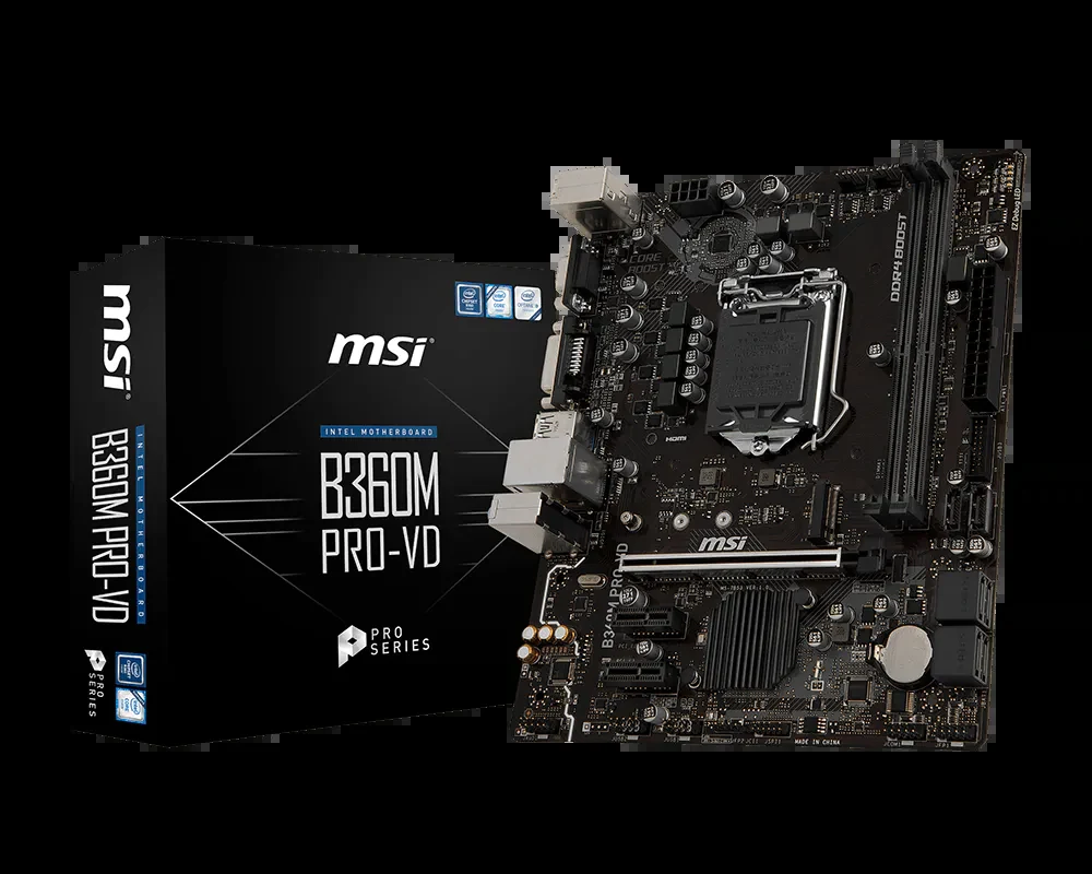 Mainboard MSI B360M PRO-VD - LGA 1151 - NEW