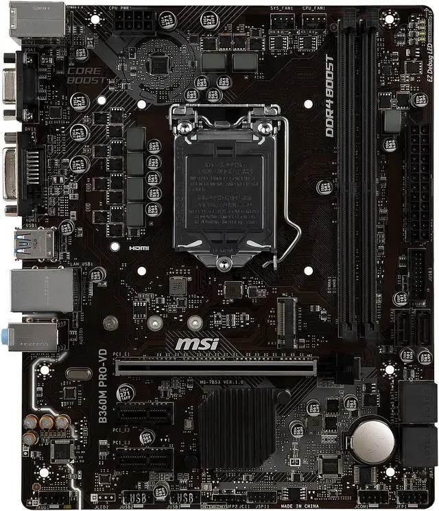 Mainboard MSI B360M PRO-VD - LGA 1151 - NEW