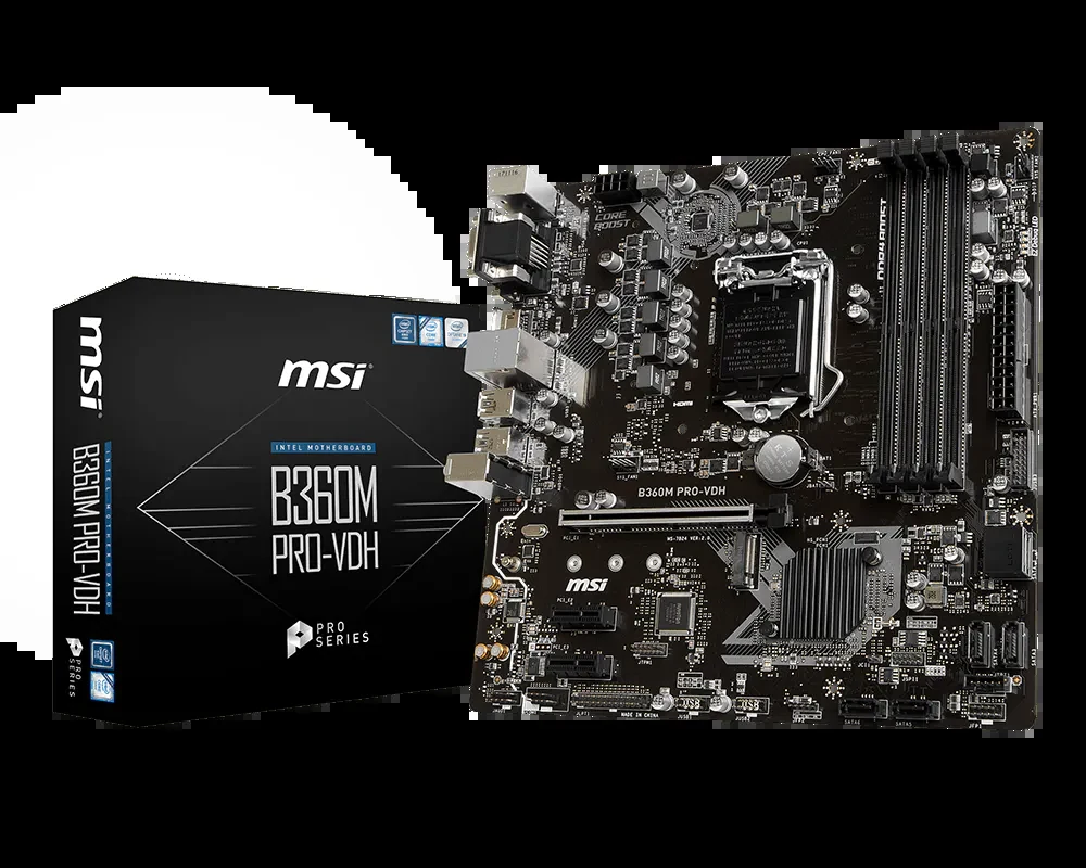 Mainboard MSI B360M PRO-VDH - LGA 1151 - NEW