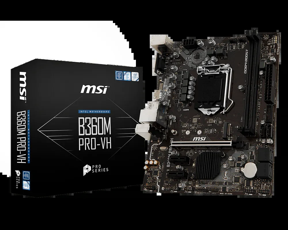 Mainboard MSI B360M PRO-VDH - LGA 1151 - NEW