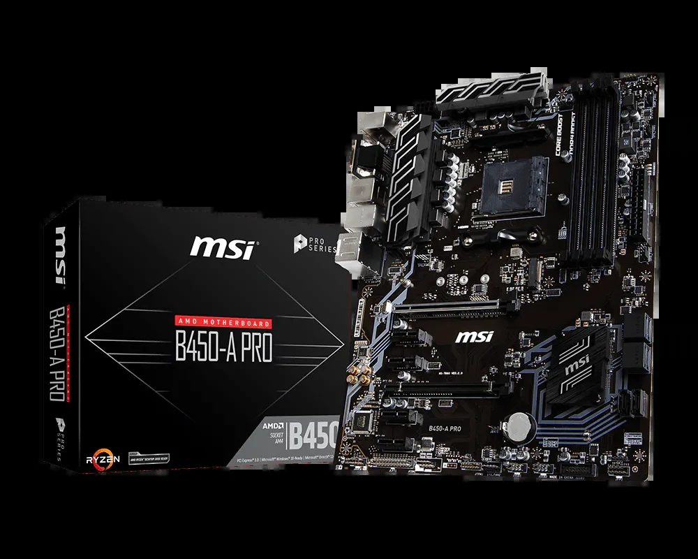 Mainboard MSI B450-A PRO - AM4 - NEW