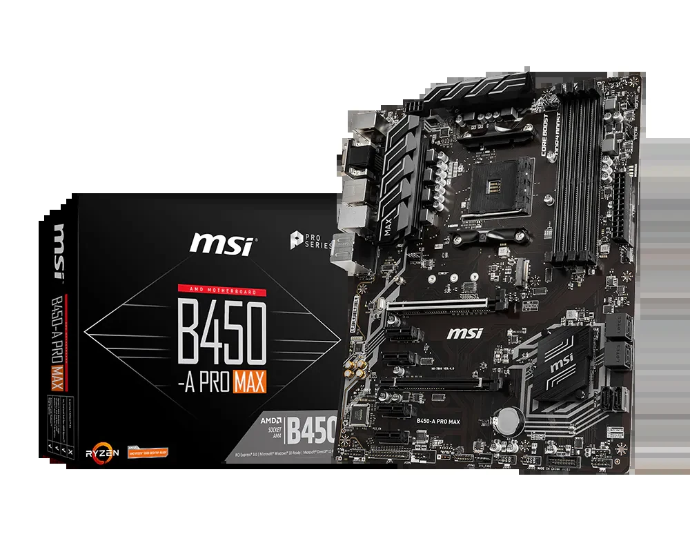 Mainboard MSI B450-A PRO MAX - AM4 - NEW