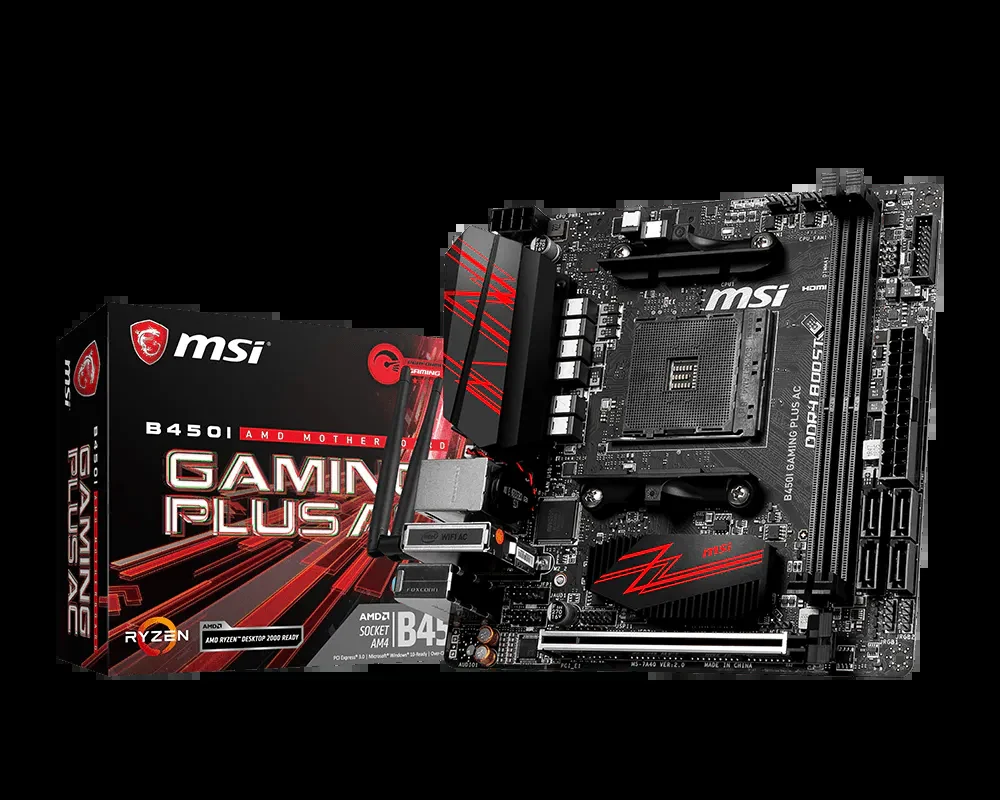 Mainboard MSI B450I GAMING PLUS AC - AM4 - NEW