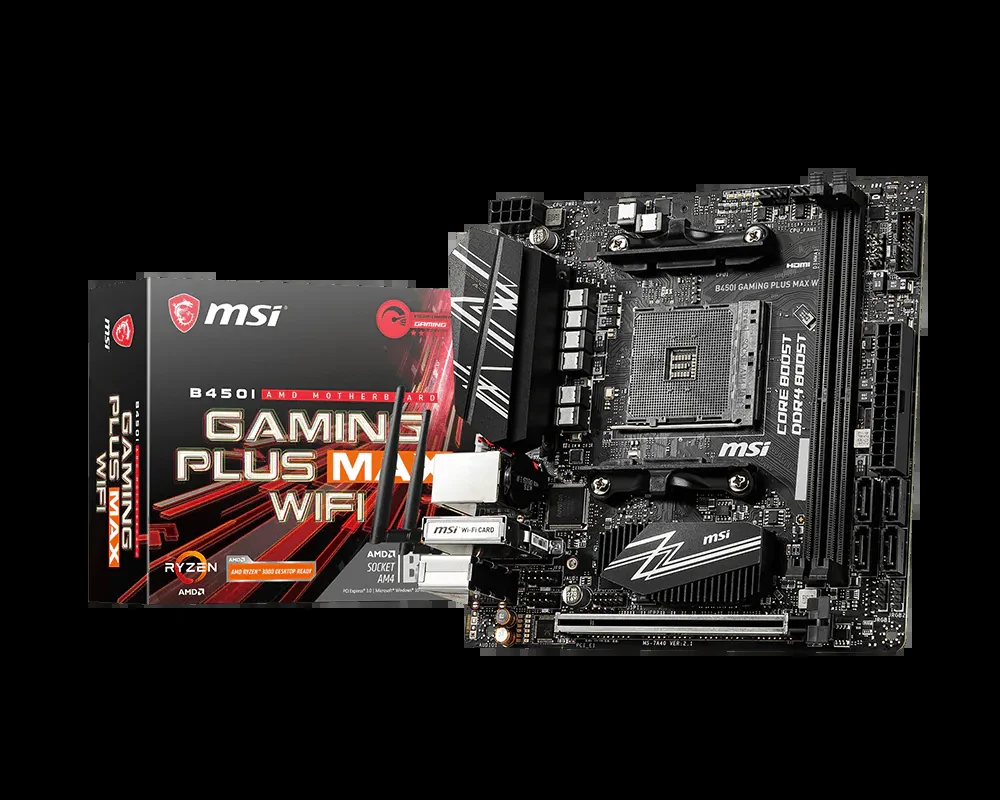 Mainboard MSI B450I GAMING PLUS AC - AM4 - NEW