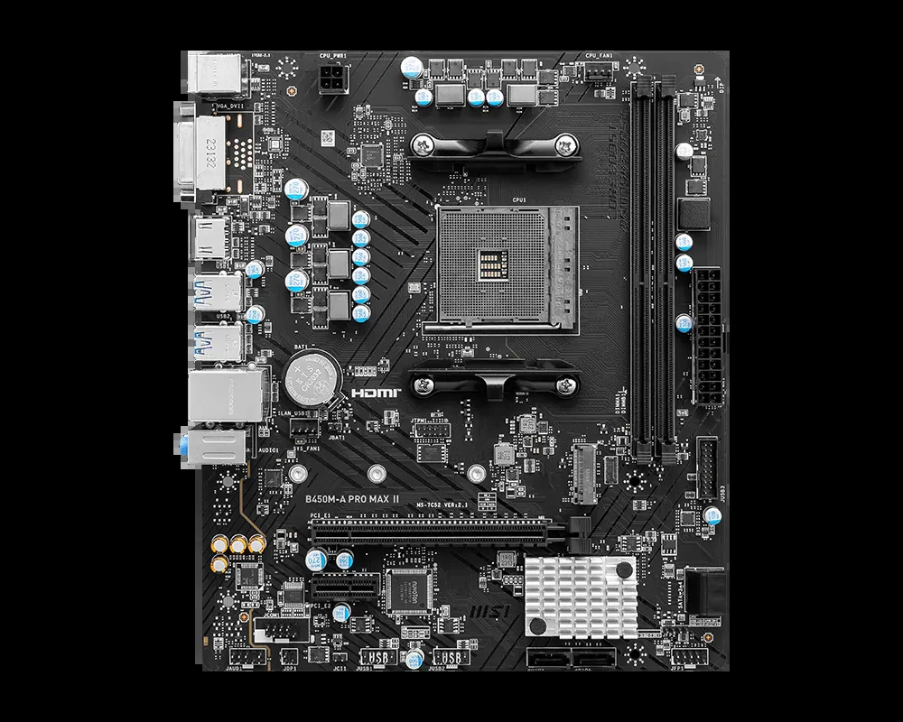 Mainboard MSI B450M-A PRO MAX II - AM4 - NEW
