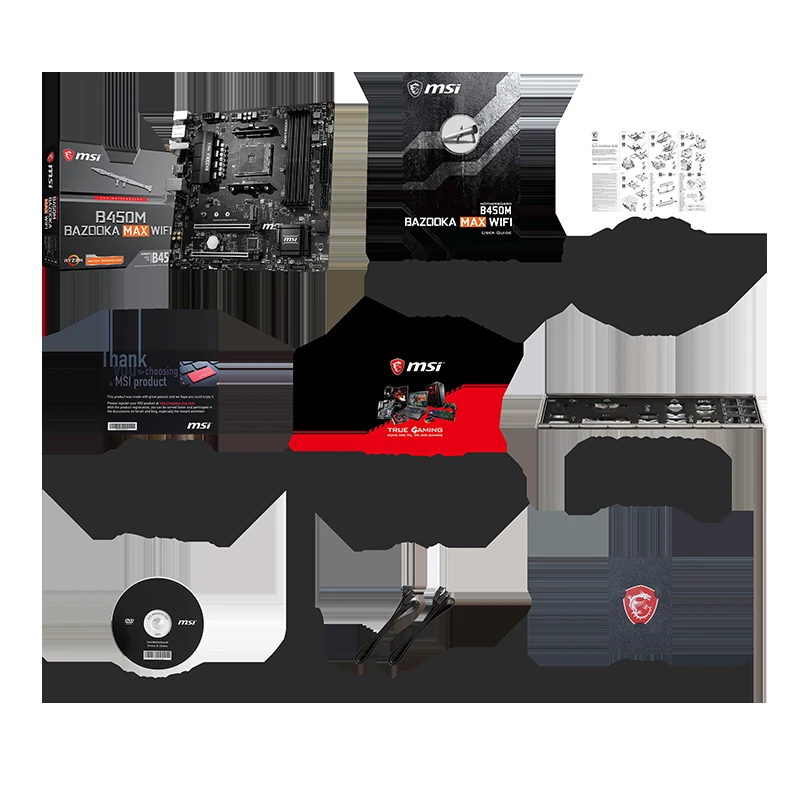 Mainboard MSI B450M BAZOOKA MAX WIFI - AM4 - NEW