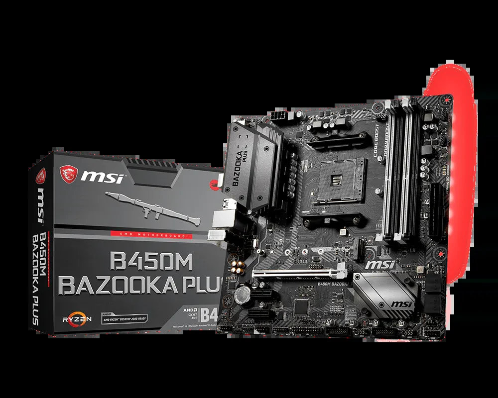Mainboard MSI B450M BAZOOKA PLUS - AM4 - NEW