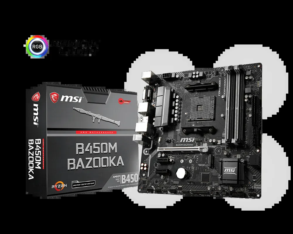 Mainboard MSI B450M BAZOOKA PLUS - AM4 - NEW