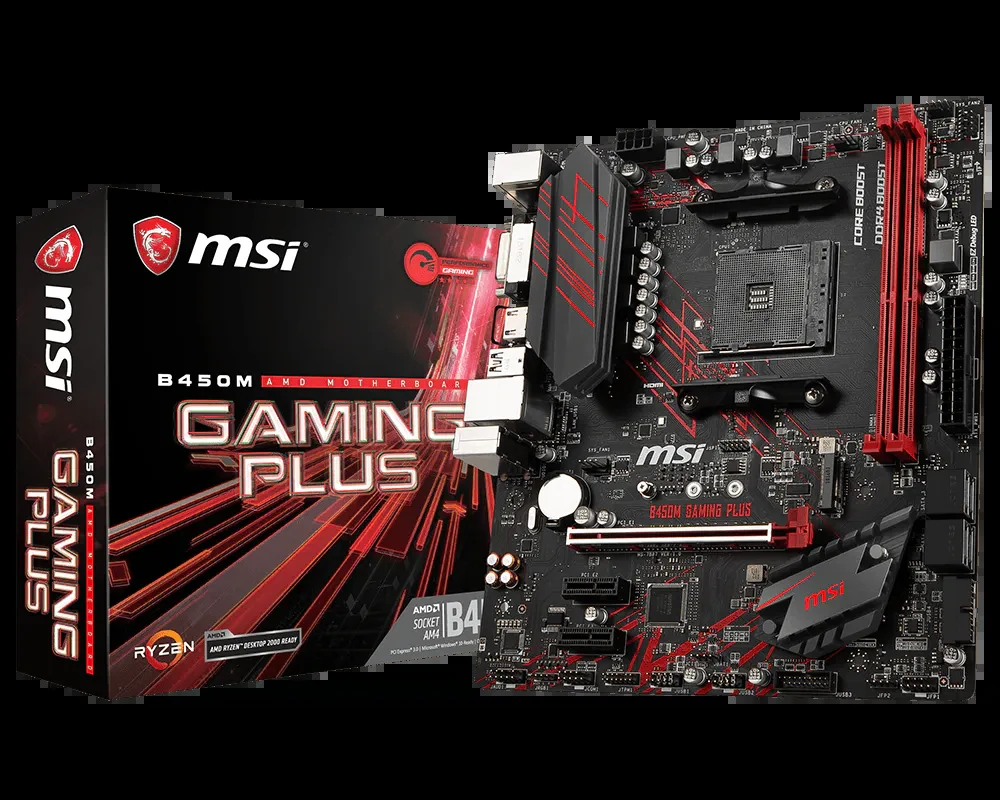 Mainboard MSI B450M GAMING PLUS - AM4 - NEW