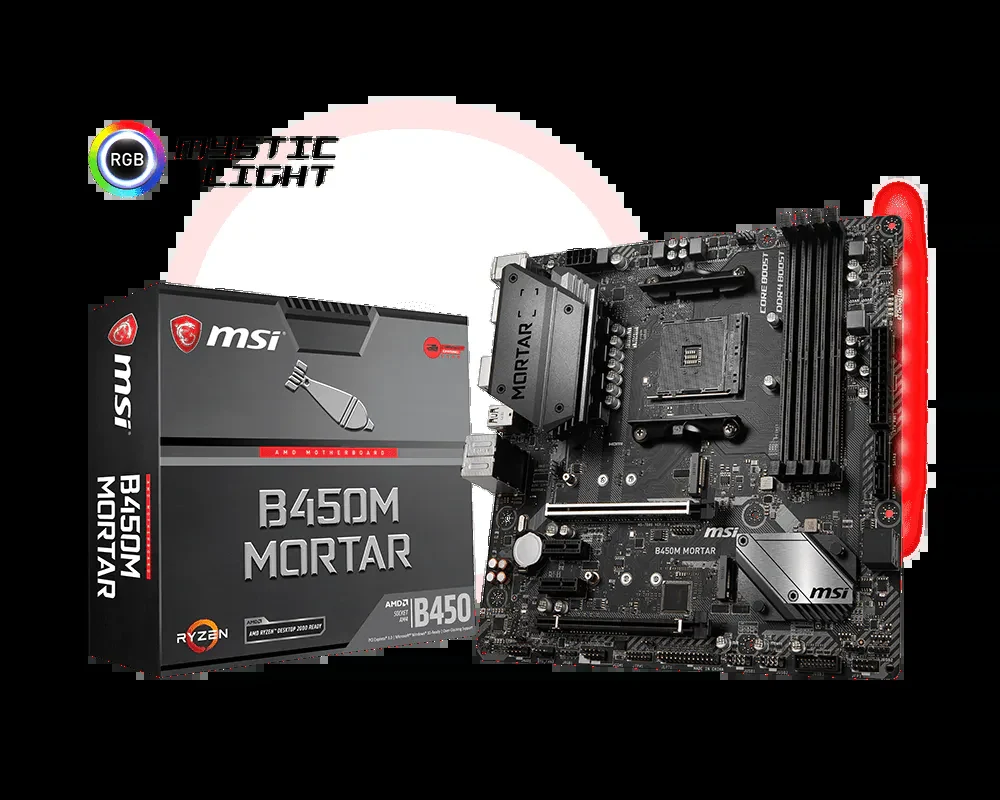 Mainboard MSI B450M MORTAR - AM4 - NEW
