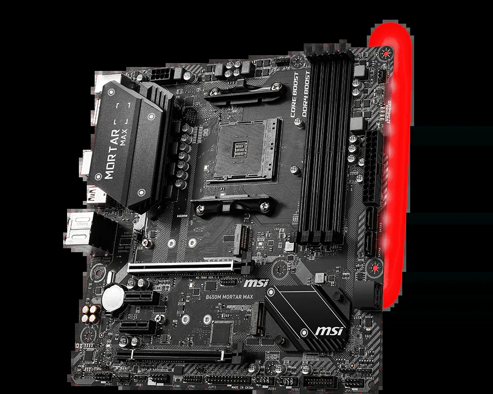 Mainboard MSI B450M MORTAR TITANIUM - AM4 - NEW