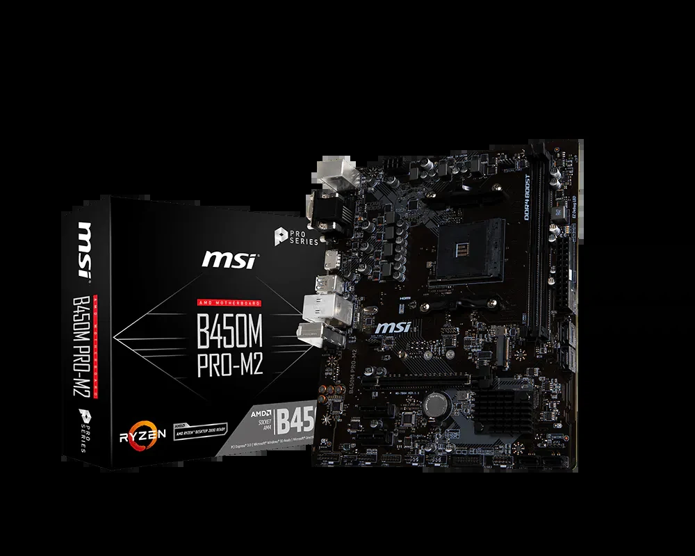 Mainboard MSI B450M PRO-M2 - AM4 - NEW