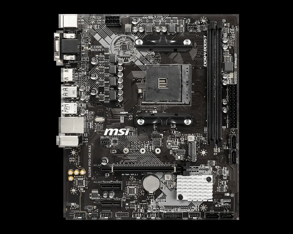 Mainboard MSI B450M PRO-M2 MAX - AM4 - NEW