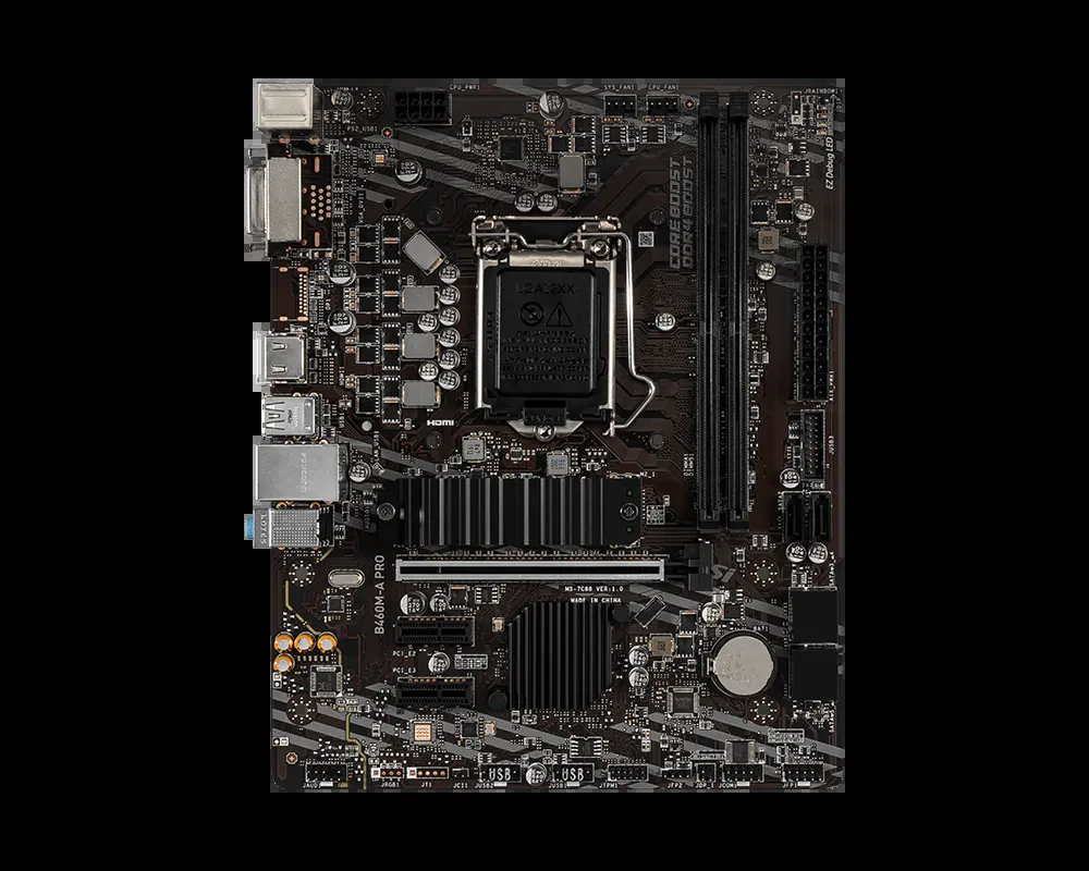 Mainboard MSI B460M-A PRO - LGA 1200 - NEW