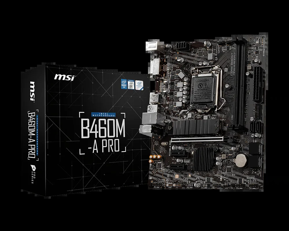 Mainboard MSI B460M-A PRO - LGA 1200 - NEW