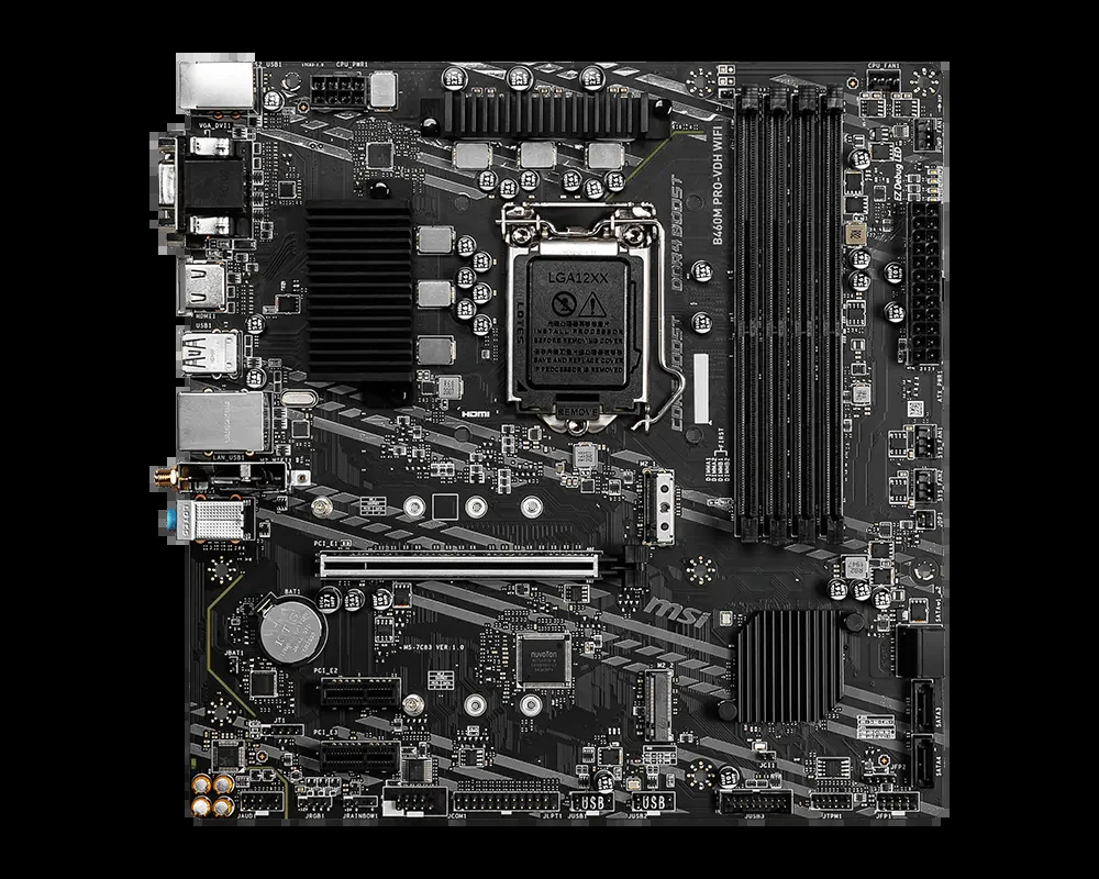 Mainboard MSI B460M PRO-VDH WIFI - LGA 1200 - NEW