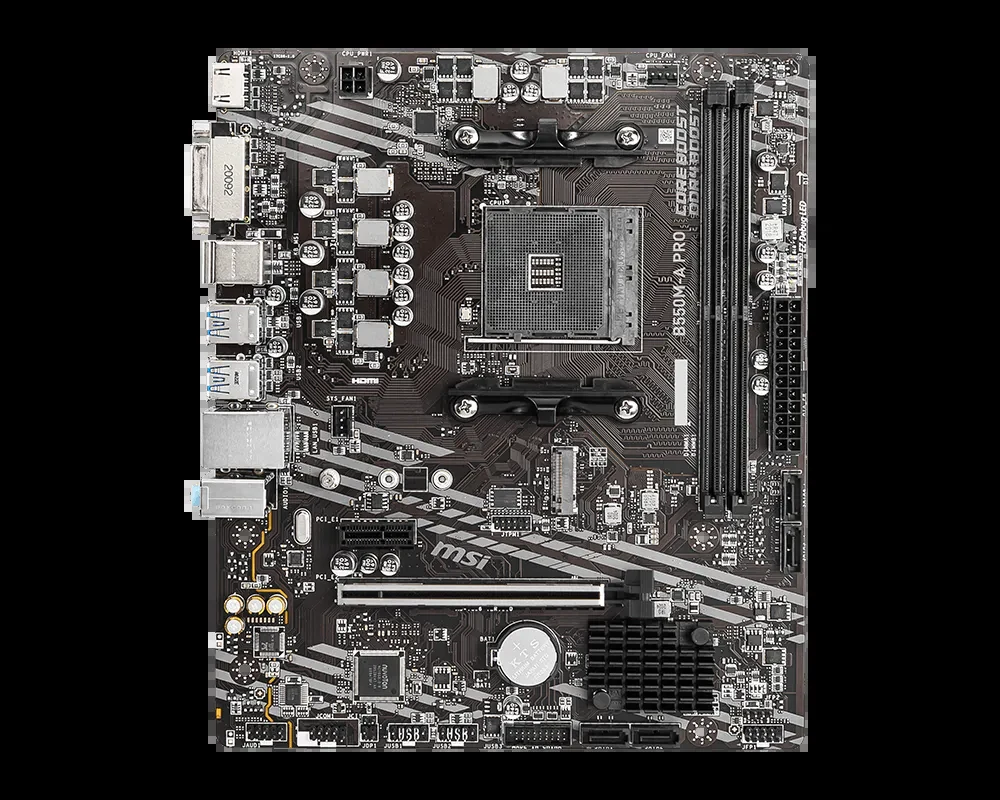 Mainboard MSI B550M-A PRO - 2 Khe RAM DDR4 - AM4 - NEW