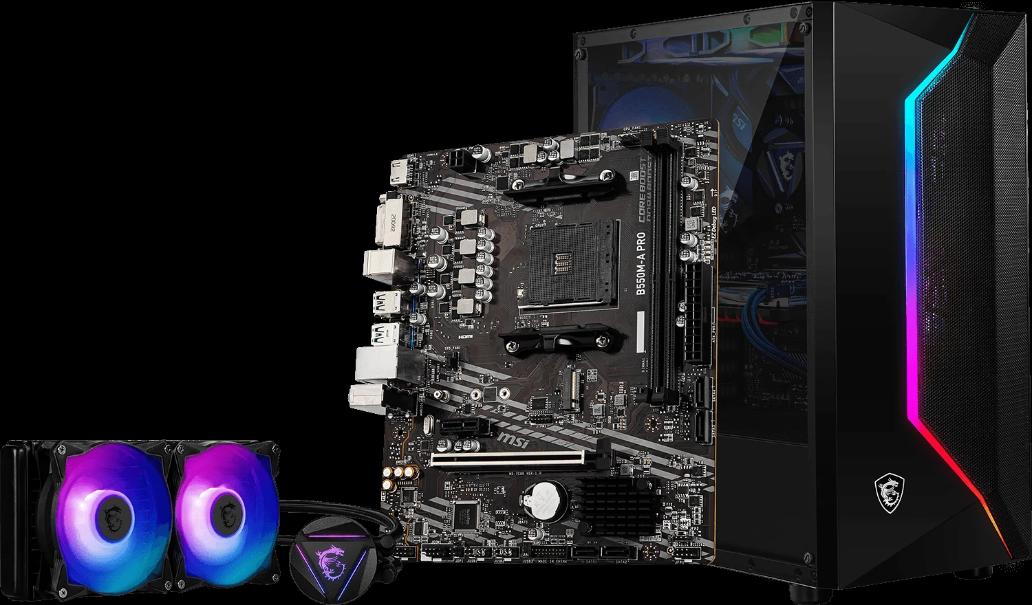 Mainboard MSI B550M-A PRO - 2 Khe RAM DDR4 - AM4 - NEW